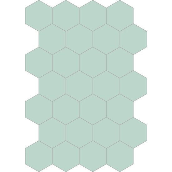 Bisazza cementtegel Hexagon 200 x 230