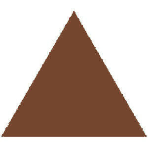 Equilateral Triangle 104 x 104 x 104
