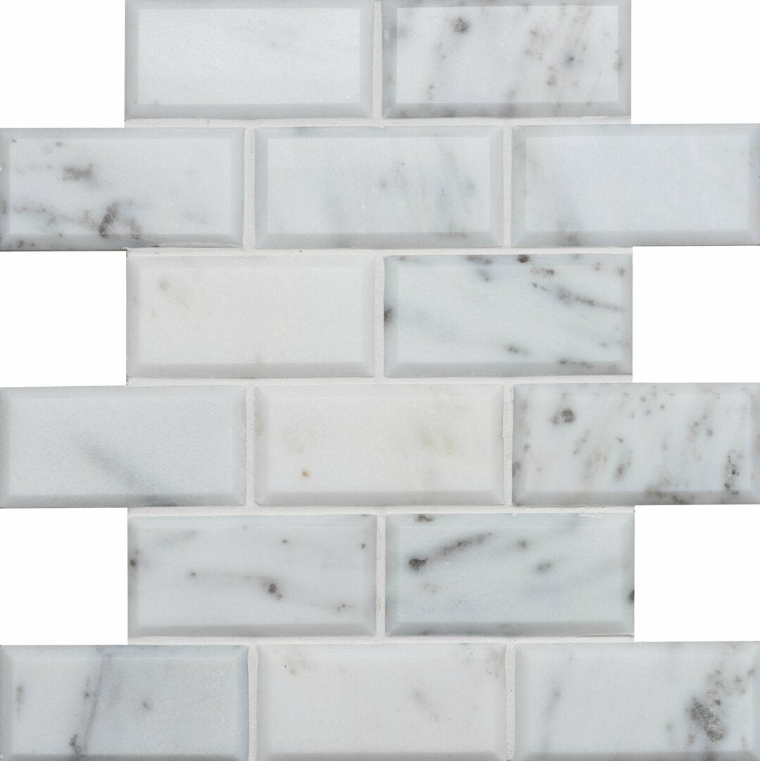 Viano White Bevel Polished 305 x 261 x 10