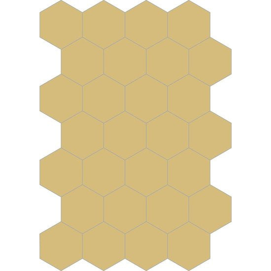 Bisazza cementtegel Hexagon 200 x 230