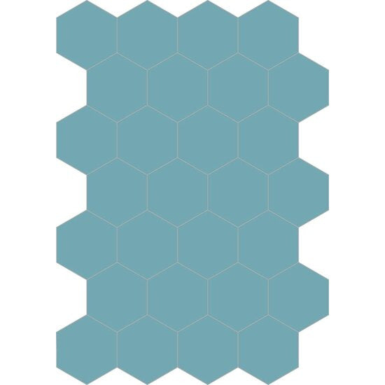 Bisazza cementtegel Hexagon 200 x 230