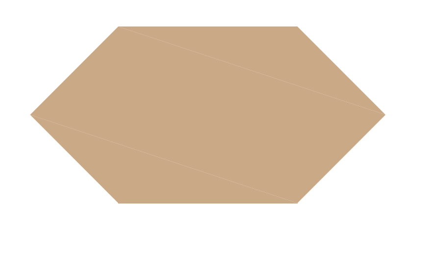 Hexagon 151 x 75 x 53