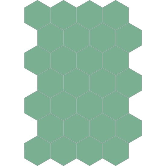 Bisazza cementtegel Hexagon 200 x 230