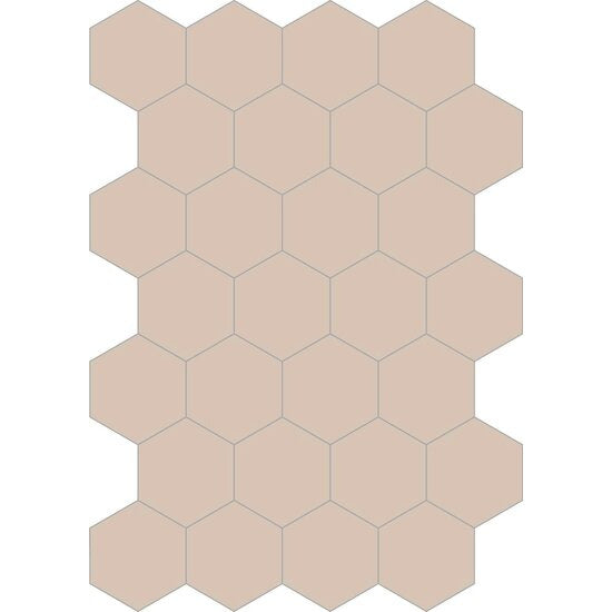 Bisazza cementtegel Hexagon 200 x 230