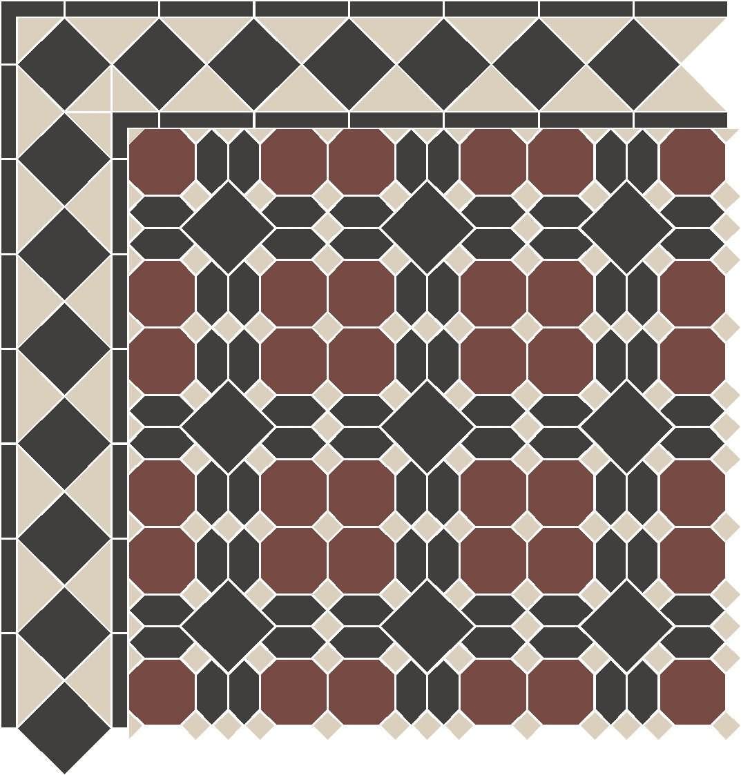 Portree Black Border