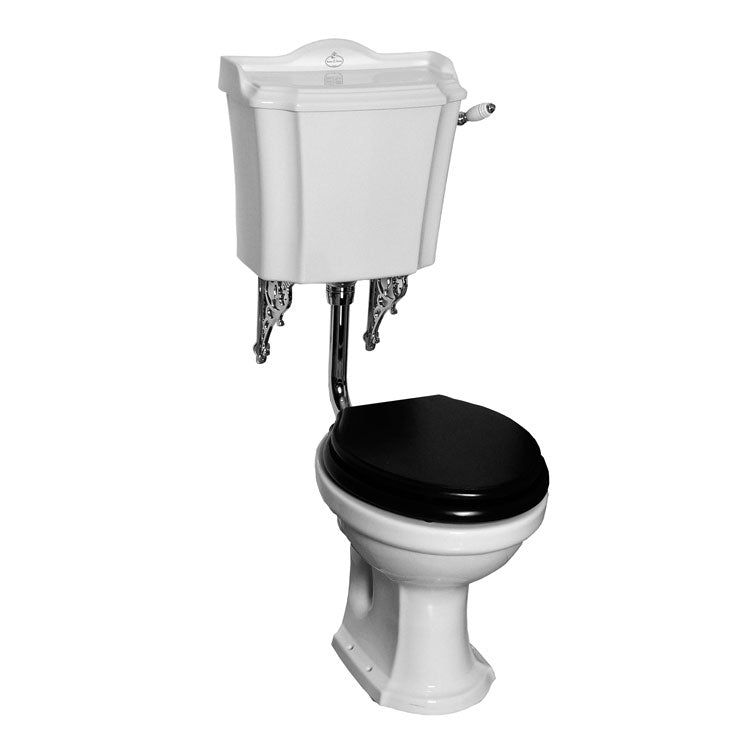 London - Low Level Toilet With Handle - Horizontal Outlet
