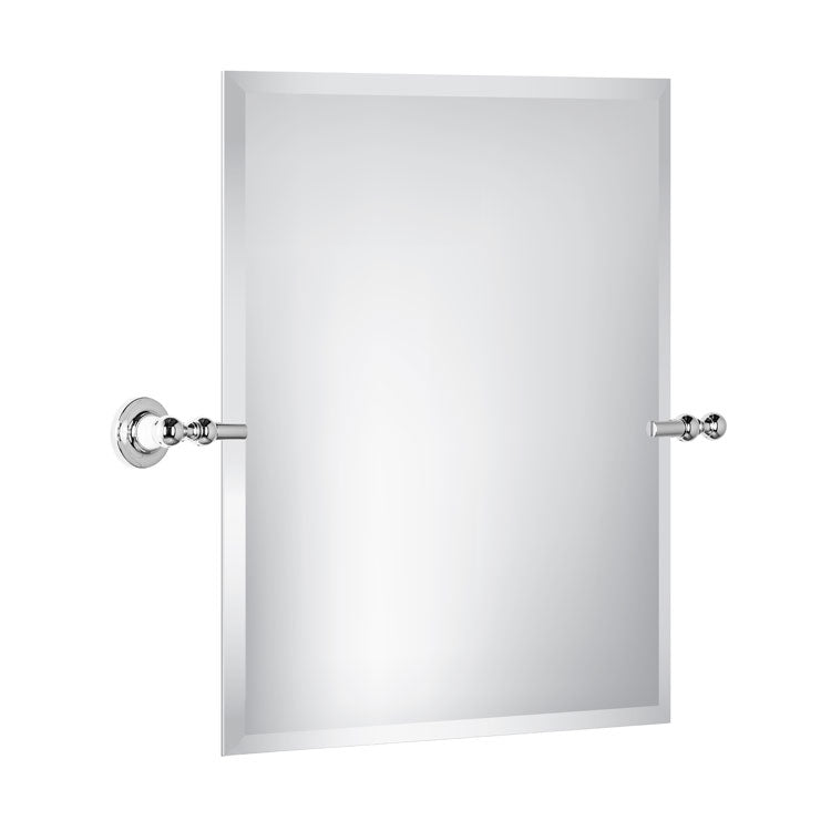 Porcelain Stem - Square Swivel Bathroom Mirror