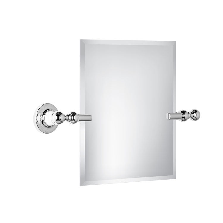 Metal Stem - Rectangular Swivel Cloak - Room Mirror