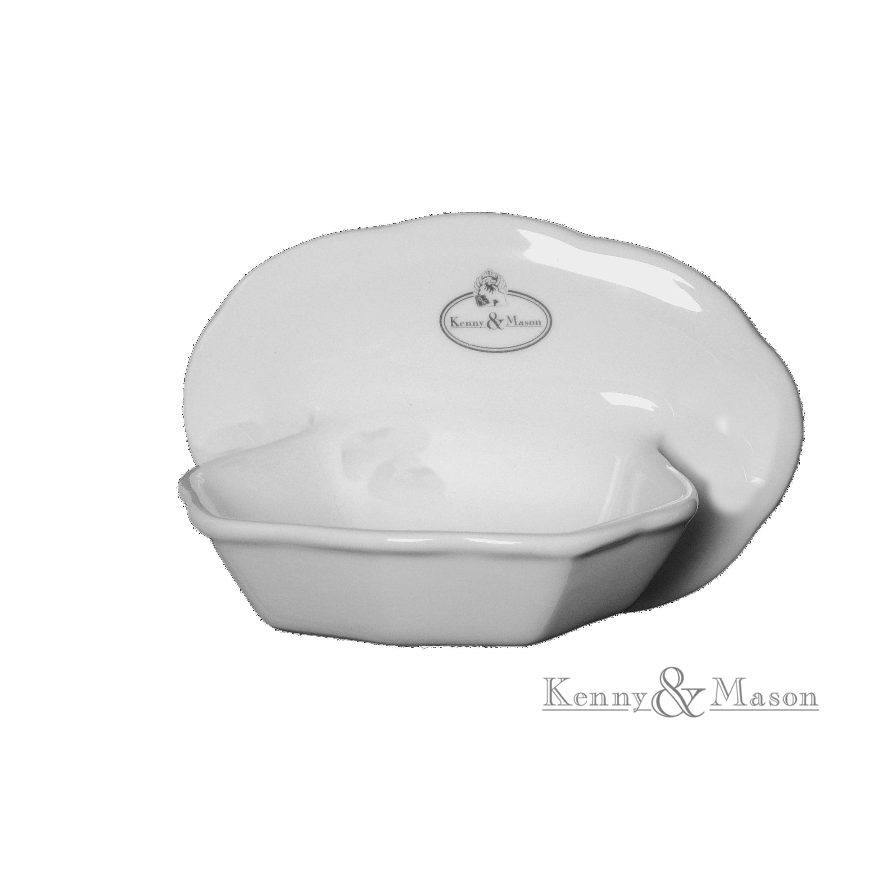 Fine Bone China - Wall Mounted Soap Dish