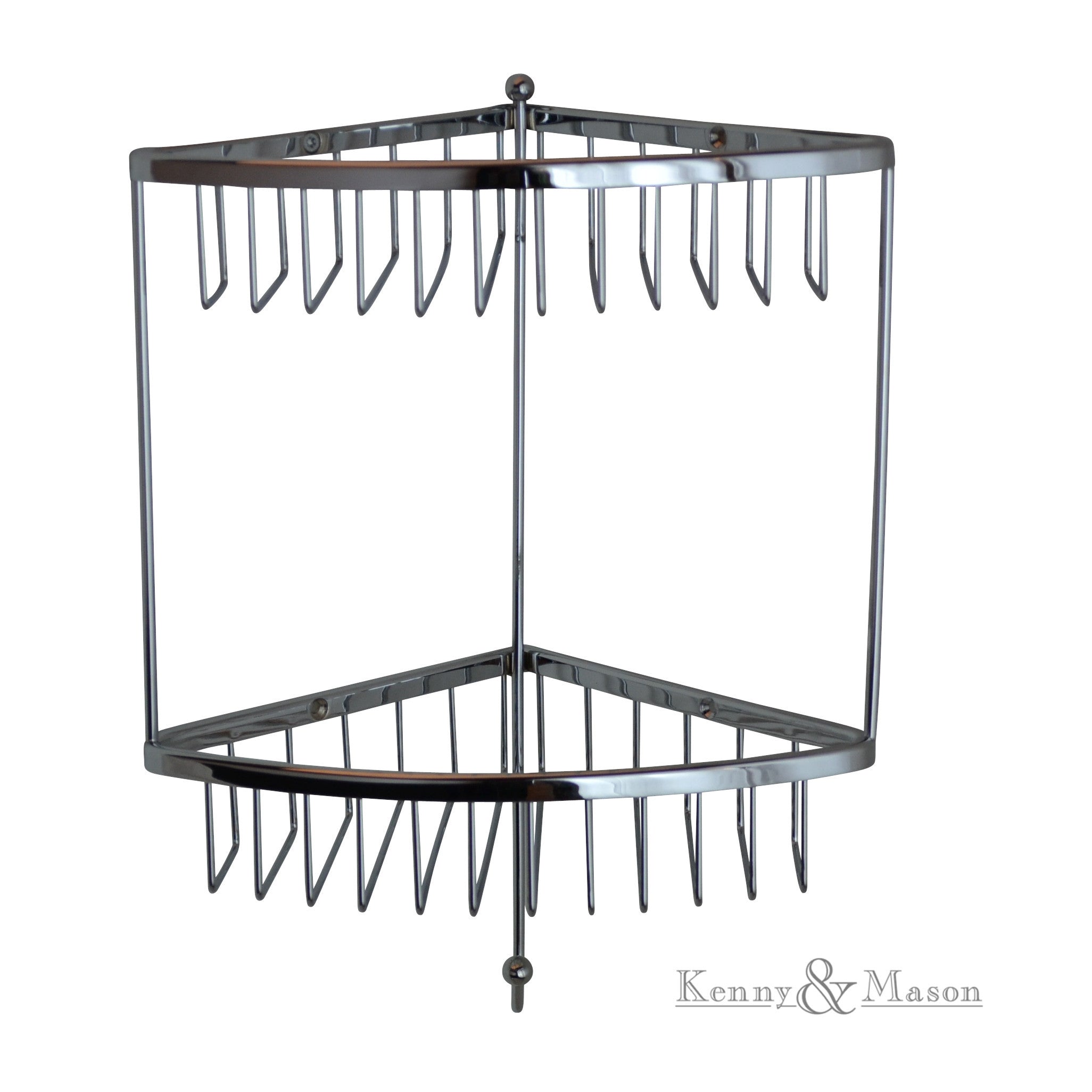 Metal Stem - Two Tier Corner Basket