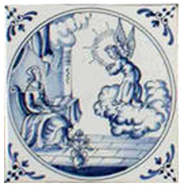 Bijbel tegel 20B - 130 x 130
