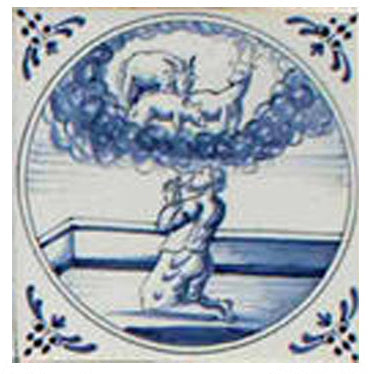 Bijbel tegel 24B - 130 x 130