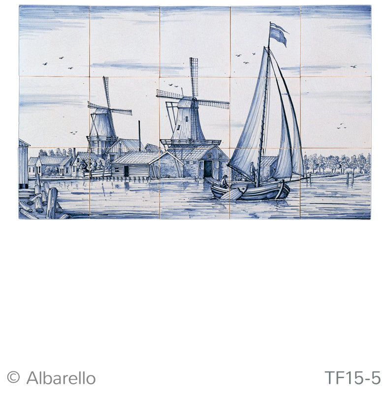 Scheepstafereel 390 x 650 x 8