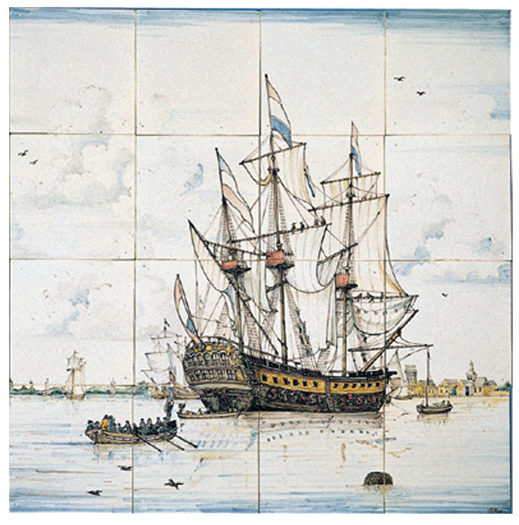 Westindievaarder kleur 520 x 520 x 8