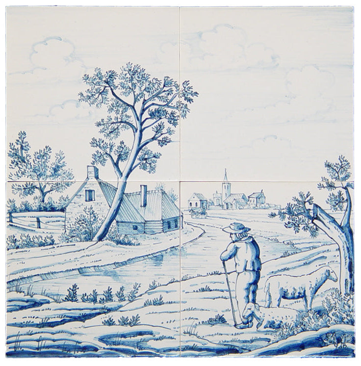 Dorpsgezicht 260 x 260 x 8