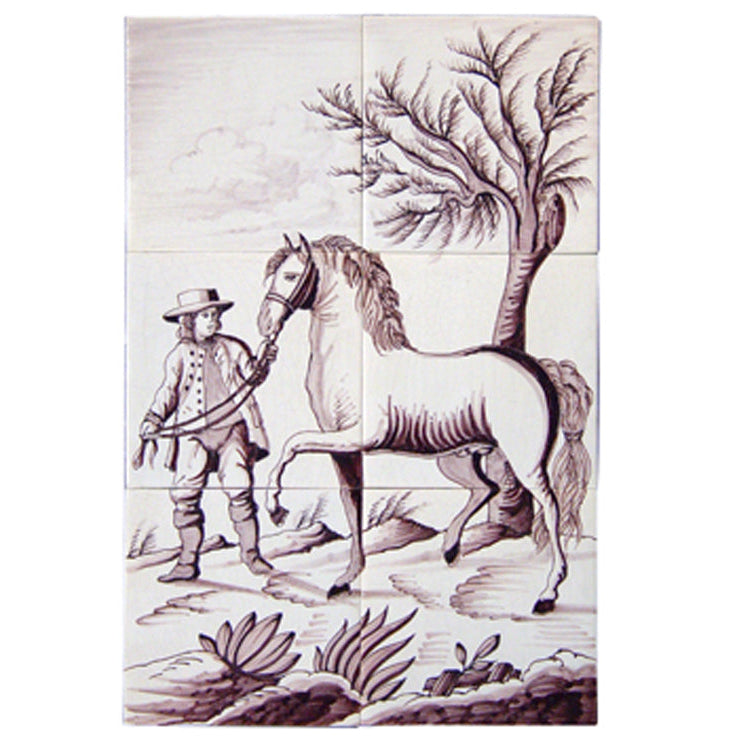 Boer met Paard 390 x 260 x 8
