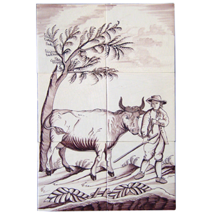 Boer met Koe 390 x 260 x 8