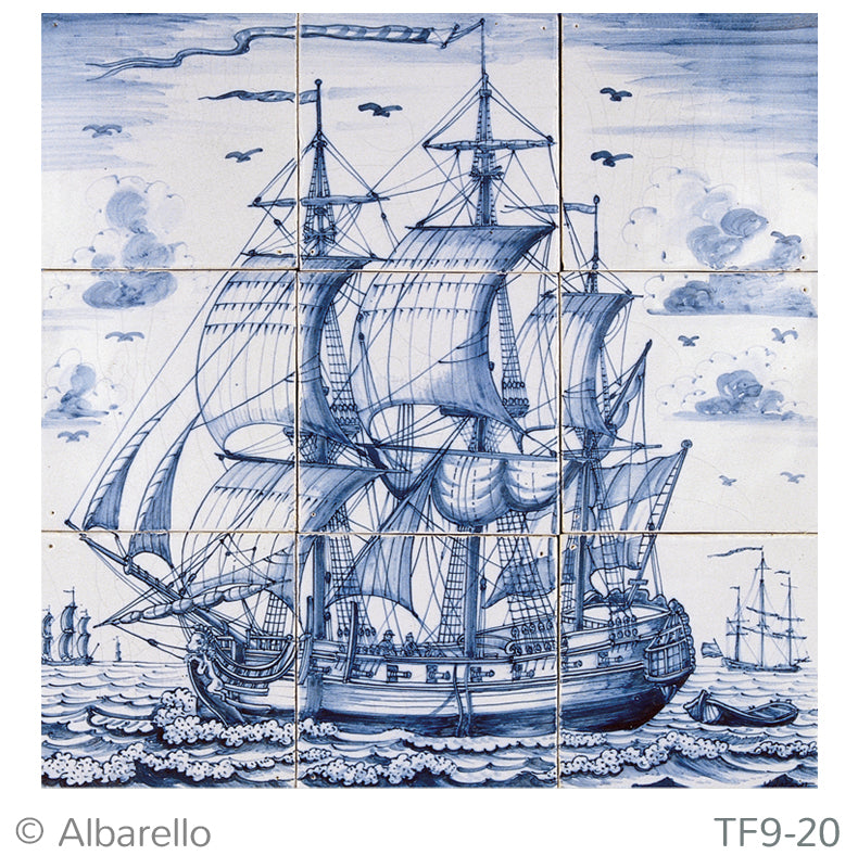 Oostindiëvaarder 390 x 390 x 8