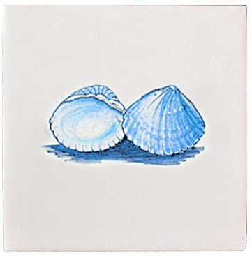 Schelp 5 Blauw - 130 x 130
