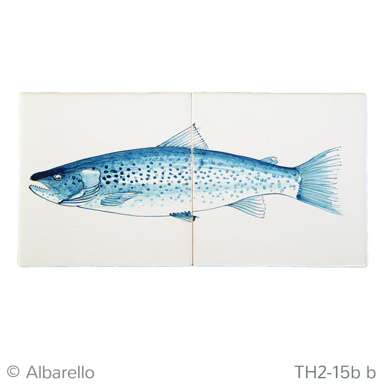 Vis Blauw 130 x 260 x 8