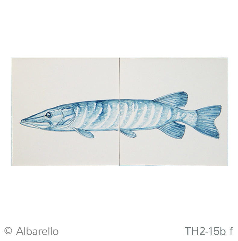 Vis Snoek Blauw 130 x 260 x 8