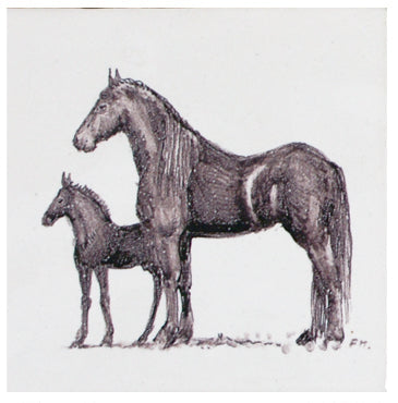 Paard 5 - 130 x 130