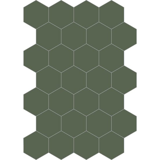 Bisazza cementtegel Hexagon 200 x 230