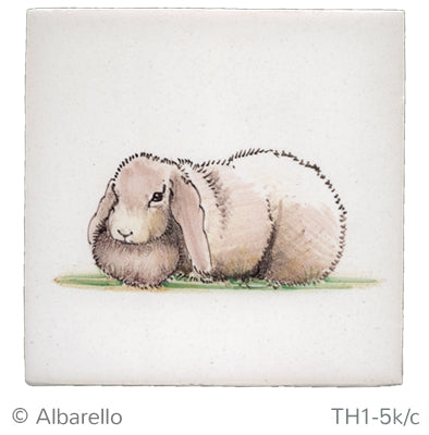 Konijn 1 (Dieren rond de boerderij) 130 x 130 x 8