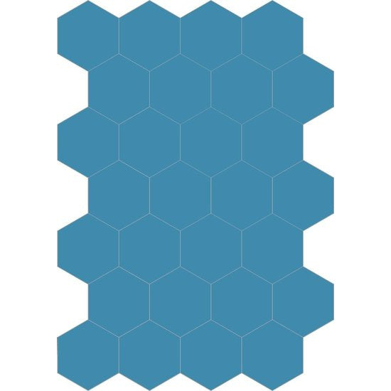 Bisazza cementtegel Hexagon 200 x 230