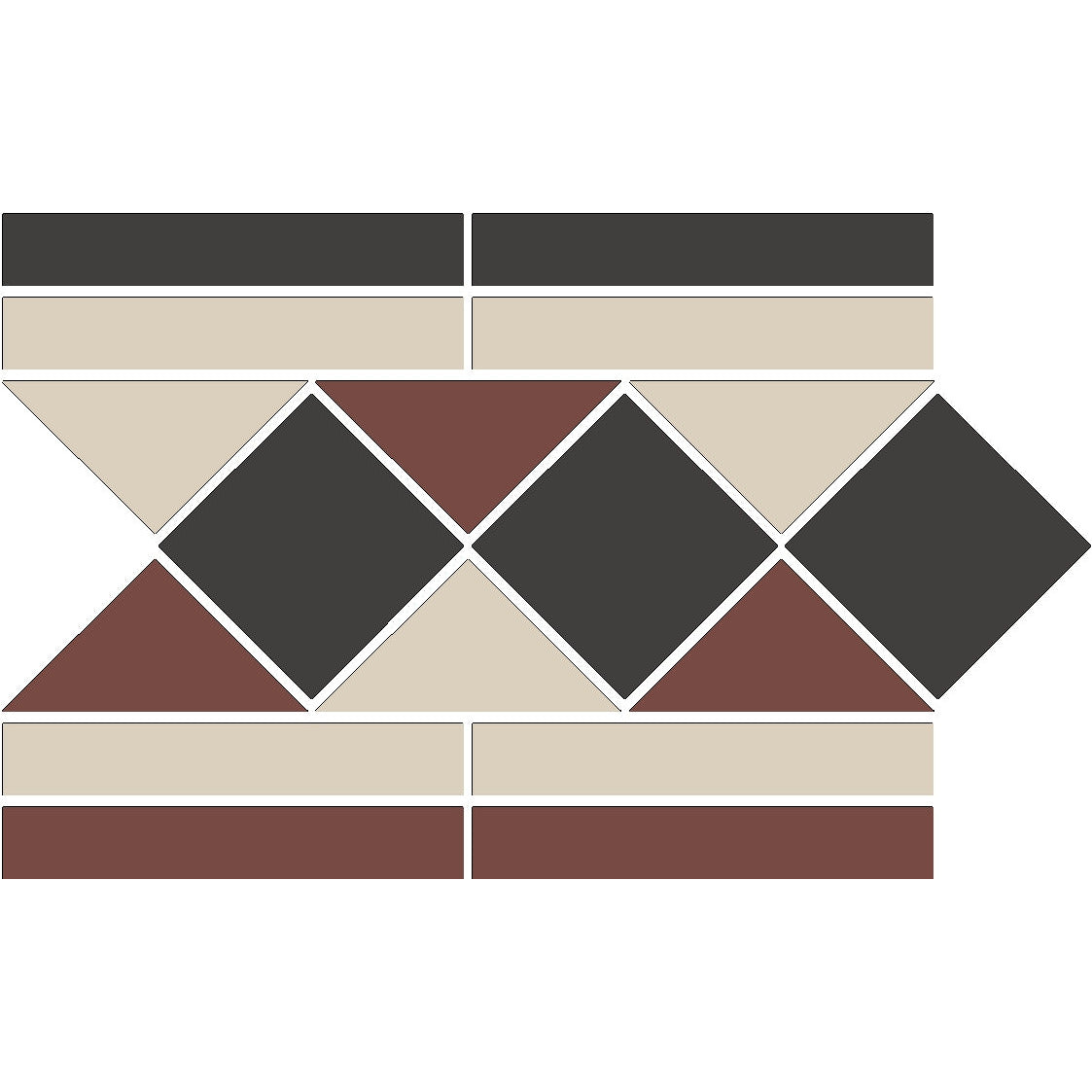 Melbourne With 2 Strips Border A
