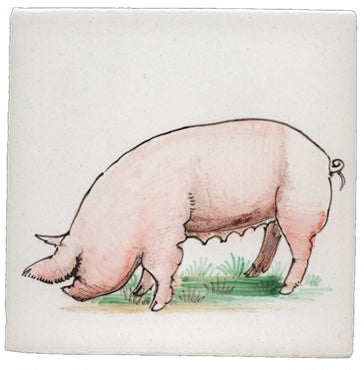Varken 2 (Dieren rond de boerderij) 130 x 130 x 8