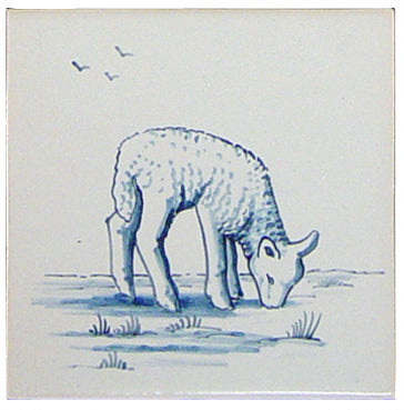Lam Blauw (Dieren rond de boerderij) 130 x 130