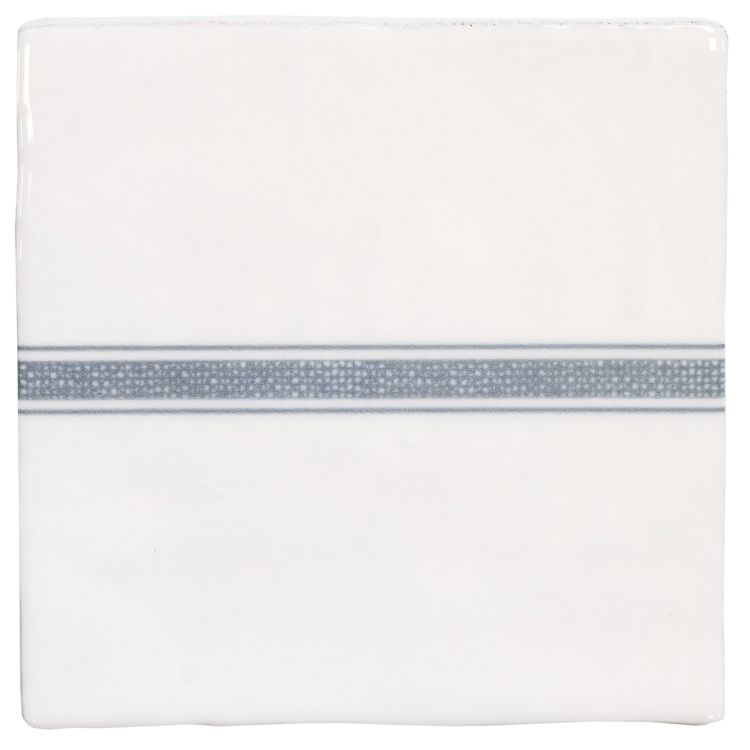 Linen Border Grey 130 x 130