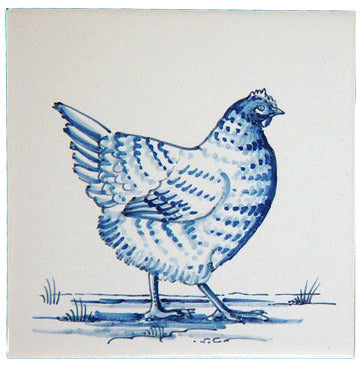 Kip Blauw (Dieren rond de boerderij) 130 x 130