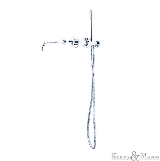 Brandwood - Thermostatic Wall Bath Mixer With Handset