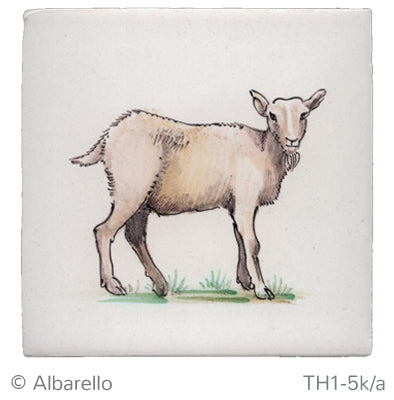 Geit 1 (Dieren rond de boerderij) 130 x 130 x 8