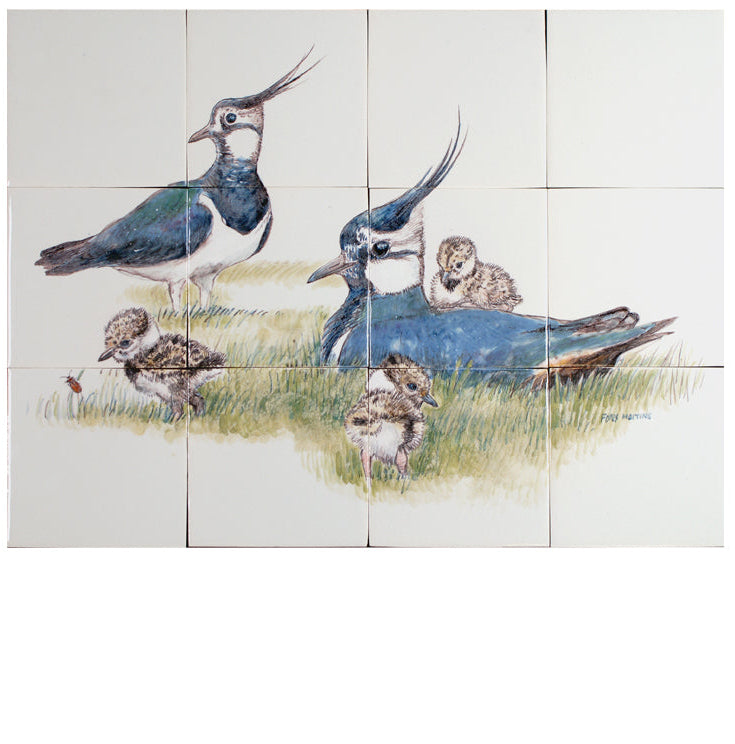 Kievit met Kuikens 390 x 520 x 8