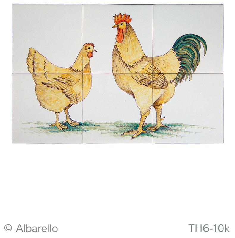 Haan en Hen Kleur 260 x 390 x 8