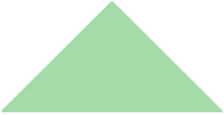Triangle 73 x 52 x 52 (Spring Green)