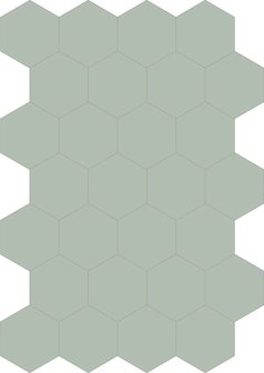 Bisazza cementtiles argento hexagon