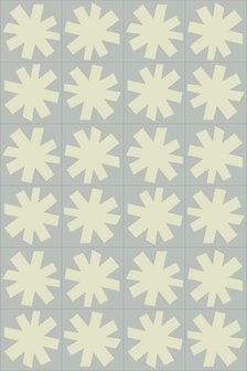 Bisazza cementtegel Square Asterisque Leger 200 x 200