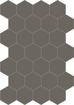 Bisazza hexagon fango