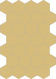 Bisazza cementtegel Hexagon Grano E 200 x 230