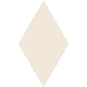 Diamond 182 x 105 (White)