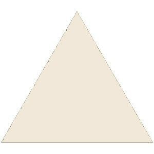 Equilateral Triangle 104 x 104 x 104 (White)