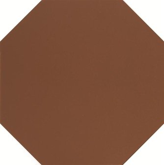 Octagon tile red