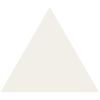 Equilateral Triangle 104 x 104 x 104 (Dover White)