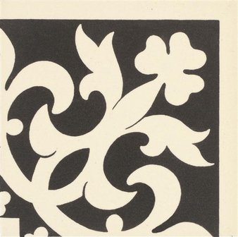 Elgin 75 x 75 (Corner, Black on White)