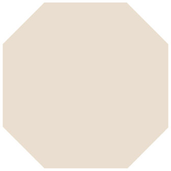 Octagon 106 x 106 (White)