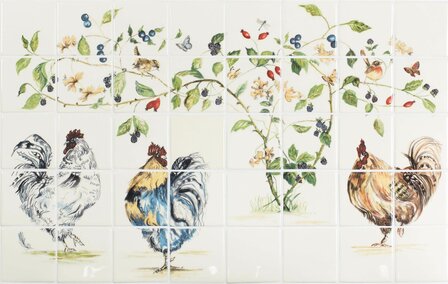 Chicken Coop 40 Tile Panel , 127 x 127 x 10 per tile